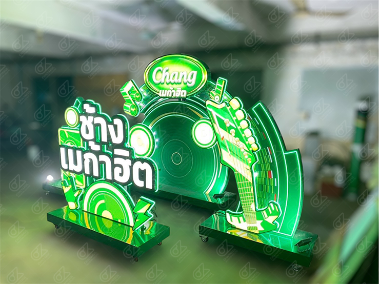 ป้ายไฟล้อเลื่อน ช้าง เมก้าฮิต ป้ายไฟล้อเลื่อน ช้าง เมก้าฮิต