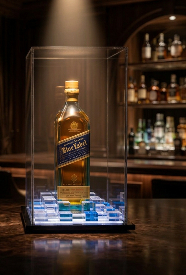 Glorifier Display Blue label